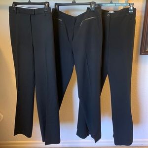 3 Pair Ladies Dress Trousers, size 16, Nine West and Talbots